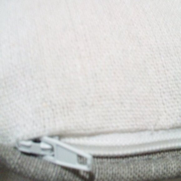 New Reserved For Cat Off White & Gray Cushion Throw Accent Pillow 11.8" x 19.7" - Picture 4 of 4